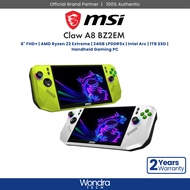 MSI Claw A8 BZ2EM | 8" FHD+ | AMD Ryzen Z2 Extreme | 24GB LPDDR5x | Intel Arc | 1TB SSD | Handheld G