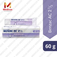 Benzac AC Gel For Acne 2.5%/5% (15g / 60g)