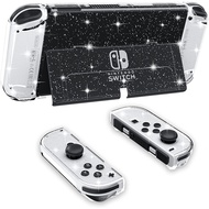 【✅SG Dliver】Nintendo Switch Oled Dockable Clear Case Protective Cover for NS Switch Oled Flash Hard Shell