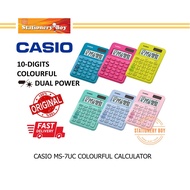 CASIO MS-7UC Colourful Calculator 10 Digits / Kalkulator 10 Digit