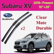 Subaru XV Car Front Wiper Blade Windshield Windscreen 16"+26" 2018~Present
