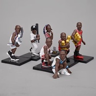 7PCS NBA Basketball Stars Air Jordan 7 Jordan Figures Legendary Journey Set Q-Version Collectibles A
