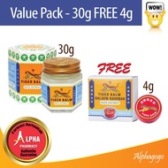 Tiger Balm White Ointment (30g / 30g FREE 4g)