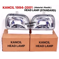 PERODUA KANCIL 94-99 HEAD LAMP PETAH MIRA L2S ( SEGI EMPAT ) HEAD LAMP / EYE LIP ORANGE KENING EYELI