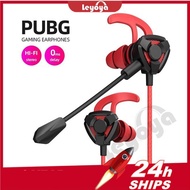 Leyoya G9 Gaming Earphones with Dual Mic Bass Surround Noise Reducation Earpiece with Mic