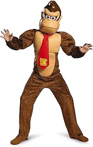 Donkey Kong Deluxe Super Mario Bros. Nintendo Costume, Small/4-6