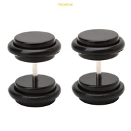 NICE 2pcs 18G 1 2mm Ear Studs 00G 10mm Acrylic Fake Ear Plug Taper Stretcher