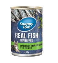 [1 CARTON] 400g Snappy Tom Classic Cat Canned Food Cat Wet Food Cat Makanan Kucing Murah Basah Tin