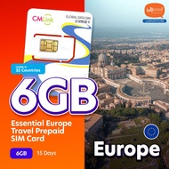 Hello1010 Essential Europe 15 Days Travel Prepaid Sim Card