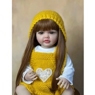 PRIVASI AMAN!!! Boneka 3D Ukuran 22inch Bahan Full Silikon Body Baby
