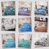 5in1 COMFORTER/BEDSHEET Bedding Set 100% Cotton Bed Cover Set Single Size Duvet Cover Set Bedclothes