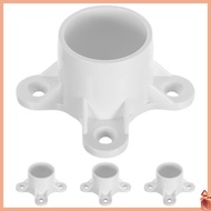 4pcs PVC Pipe Fitting Flange Pvc Fittings Pvc Pipe Flange Pvc Pipe Holder Pvc Pipe Connectors Screw 