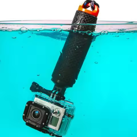 New Float Hand Grip Buoyancy Rod Pole Stick Monopod Tripod for Gopro Go Pro Hero 9/8/7/6/5/4/3 Xiomi
