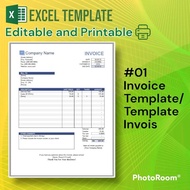 [#01] Microsoft Excel Billing Invoice Template Sample / Contoh Template Invois Excel Boleh Edit / Ex