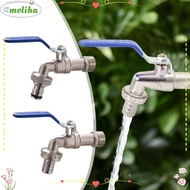 MOLIHA Water Splitter Connector, Hose Irrigation 1/2'' 3/4'' Water Faucet, Durable Tap Joint Metal Double Head Valve Switch IBC Tank