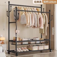 全城熱賣 - 北歐風金屬晾衣架 臥室可移動掛衣架 加粗衣帽架 落地式收納(快遞送貨上門)