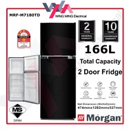 Morgan 166L Refrigerator 2 Door/Peti Ais 2 Pintu (MRF-M7180TD) Peti Sejuk/Fridge/冰箱/电冰箱