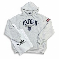 Hoodie sweater university OXFORD EMBROIDERY bonus bag Soft Comfortable Thick Men Unisex FleeceWanita