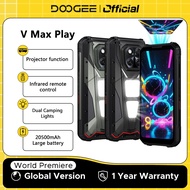 DOOGEE V Max Play 5G Projector Rugged Phone 20500mAh Dual Camping Lights Dimensity 7300 16GB+512GB N