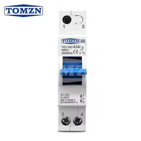 TO119G New Type 400V~ 63A 50/60Hz 2 Power Sources Manual Transfer Switch MTS Generator Small Size Is