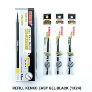 24pcs - KENKO EASY GEL PEN Ink REFILL 0.5MM/KENKO EASY GEL PEN Ink REFILL 0.5MM/KENKO EASY GEL PEN REFILL 0.5MM