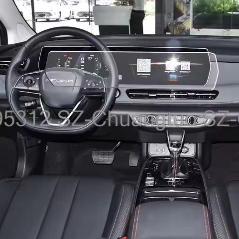 TPU Protective film For BAIC MOTOR BEIJING U5 PLUS 2021 2022 2023 Dashboard,Navigation Screen Anti-s