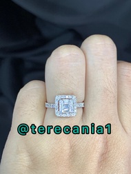 Cincin berlian eropa model fashion Emas : 70% Berat emas : 2.52gram (7