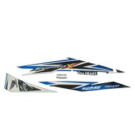 Sticker Body Set Kanan Biru Hitam Honda Supra X 125 FI 871X0K41N10ZCR