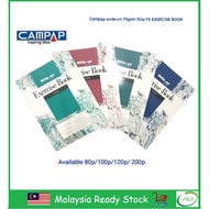 Campap Write On F5 Exercise Book Buku Nota 80P (CW2501) / 100P (CW2502) / 120P (CW2503) / 200P (CW25