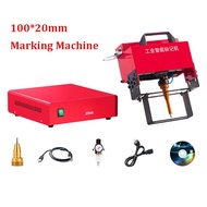 Portable Marking Machine For VIN Code 100*20mm Pneumatic Metal Dot Peen Marking Machine Plotter Prin