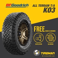 BF Goodrich K03 16 17 18 Inch Tayar Tire (FREE INSTALLATION/Delivery) SABAH SARAWAK Truck Van 4x4 Ra