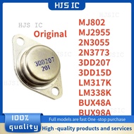 5PCS 2N3055 MJ2955 2N3773 3DD207 3DD15D LM338K LM317K BUX48A BUX98A MJ802 TO-3 Power Transistors