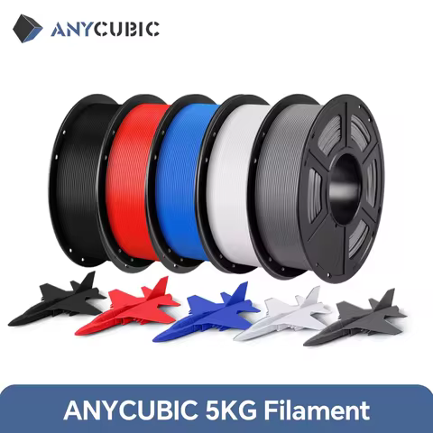 ANYCUBIC 5KG PLA Filament For FDM 3D Printer 1.75mm Eco-friendly 3D Printing Material Failment For K
