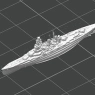 IJN Kongo Japanese Battleship Miniature 1:700 Scale – 3D Print