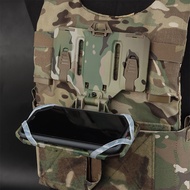 Mobile Phone Rack Practical Vest Molle Folded Navigation Board Outdoor Sports Cellphone Gear Airsoft Vest Accessories