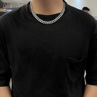 Cuban Necklace - Stainless Steel Grunge Chain Necklace