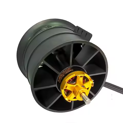 QX-MOTOR 90mm EDF 12 Blades Ducted Fan QF3748 QF3758 Brushless Motor For RC FPV Helicopter Quadcopte