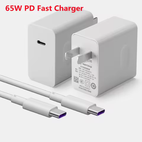 65W 45W 20V 3.25A USB Type C PD Charger USB C Power Laptop Adapter For Huawei Matebook 15 14 13 X Pr