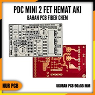 PCB PDC Mini 2 FET Battery Saving 12VDC Inverter PCB EE25 Fiber PCB DIY Box x3 x4 PDC-007 PDC-008