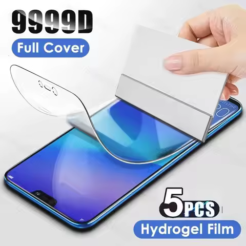 5PCS For Huawei Y6 2019 Y6P Y7 pro Y7P Y7A Y8P Y8S Y9 prime Y9S Y9A Y5 lite 2018 Hydrogel Film phone