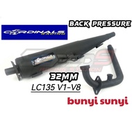 CARDINALS BACK PRESSURE EXHAUST LC135 V1-V8 32MM BUNYI SUNYI