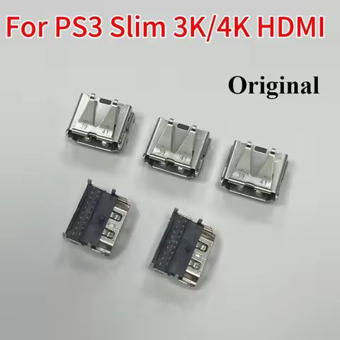 5PCS for SONY Playstation 3 Slim 3000 4000 HDMI-compatible Port Socket Plug Jack Connector for PS3 C