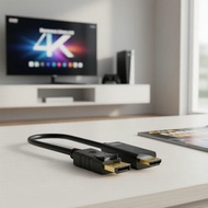 1.8M Elite 4K DisplayPortHDMI,、  Penukar Penyesuai 8K 4K Paparan DP ke HDMI untuk Komputer Riba, PC 