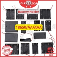 AA AAA 18650 Battery Holder only / DC Power Jack / Casing with On &amp; Off Switch AA AAA 18650 Battery Case