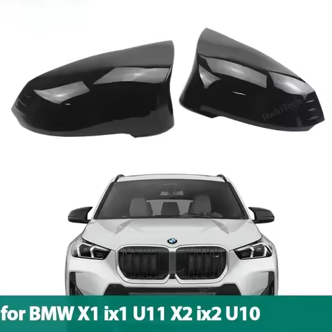 Glossy Black for BMW X1 IX1 U11 U12, X2 IX2 U10 Accessories Replacement Rearview Side wing mirror co