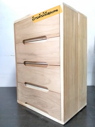 Teak cabinet ตู้ไม้สัก 4 ลิ้นชัก ตู้ไม้โชว์ผลิตจากไม้สัก ลิ้นชักไม้สักความสูง 43 cm ดูลิ้นชักหัวเตียงขนาด 4 ชั้น