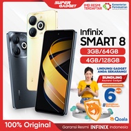 Infinix Smart 8 3/64 4/128 GB RAM 3 4 ROM 64 128 3GB 4GB 64GB 128GB HP Smartphone