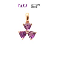 FC1 TAKA Jewellery Spectra Amethyst Diamond Pendant 18K