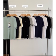 Hazzys hazzys 2026 Summer Men Women Same Style Pure Cotton Short Sleeve Round Neck tee T-Shirt