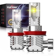 TUFFOO Dual Color Car LED Fog Light Bulb H11 H8 H9 H16(JP) 9005 HB3 9006 HB4 6000K/3000K - Golden Ye
